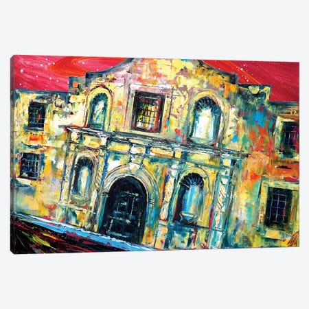 Alamo Canvas Print #NMY1} by Natasha Mylius Art Print