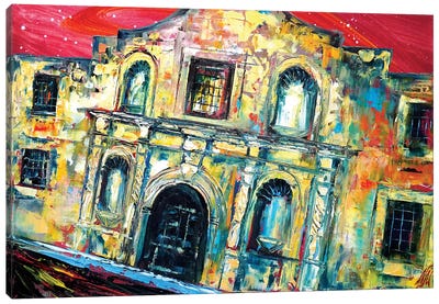 Alamo Canvas Art Print - Texas Art