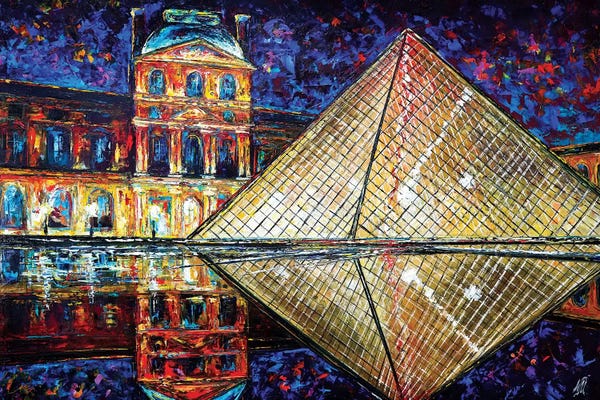 Pyramids: Louvre by Natasha Mylius