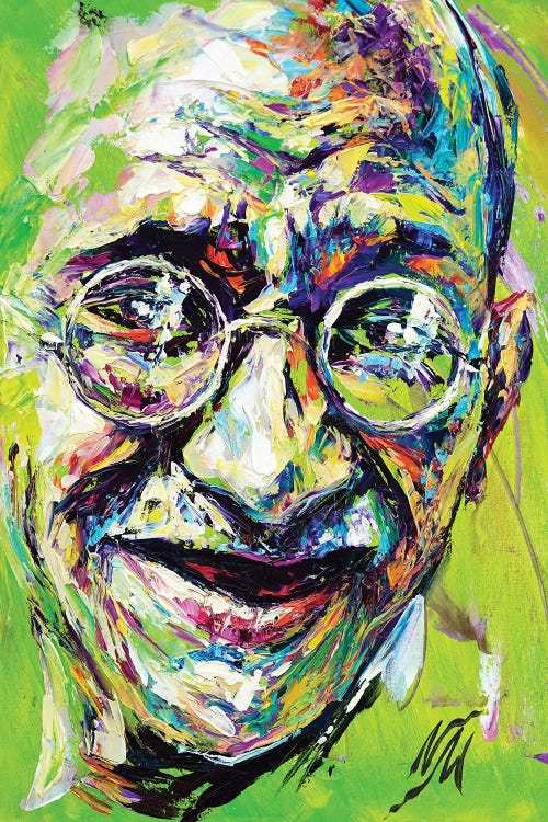 Mahatma Gandhi by Natasha Mylius wall art