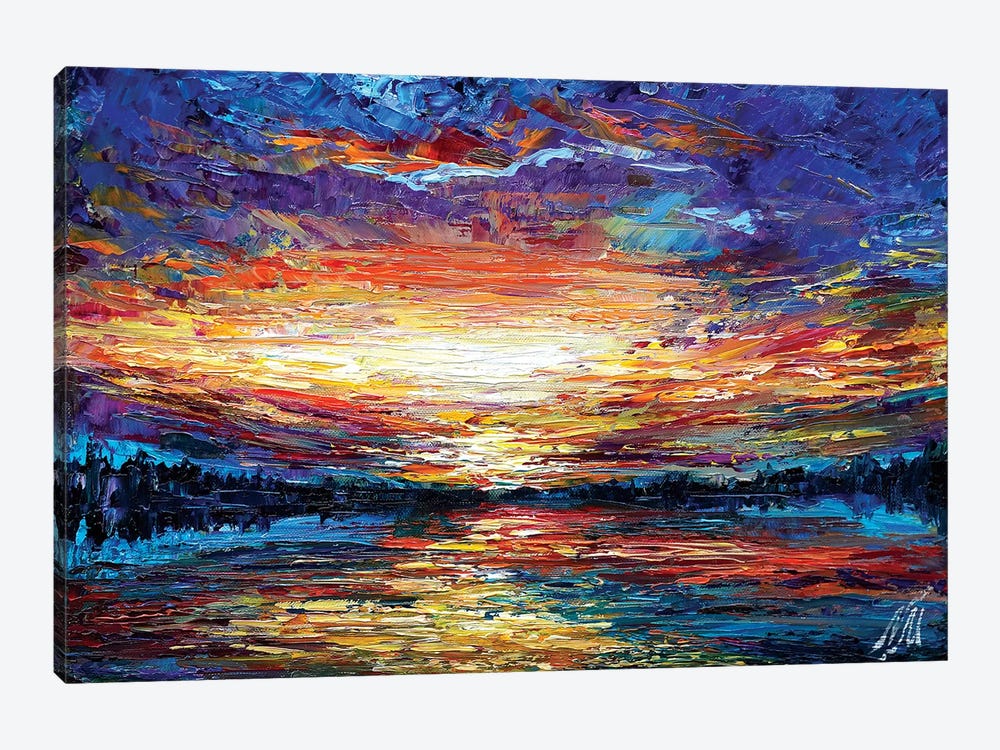 Majestic Sunset by Natasha Mylius 1-piece Canvas Artwork
