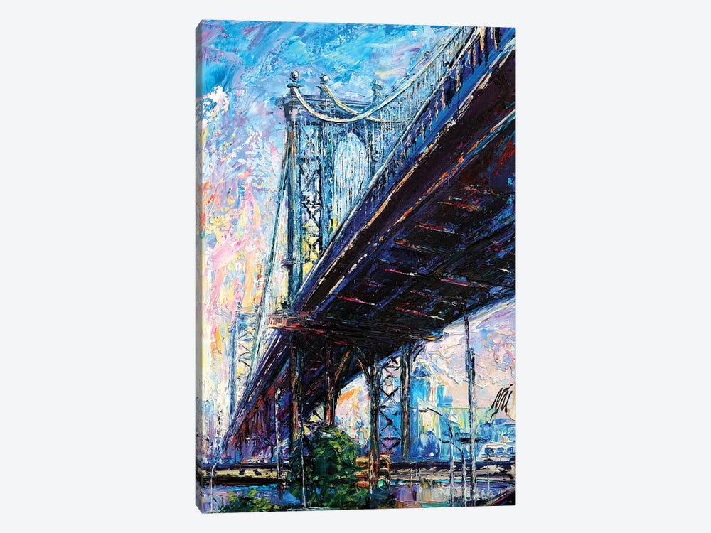 Manhattan Bridge by Natasha Mylius 1-piece Canvas Print