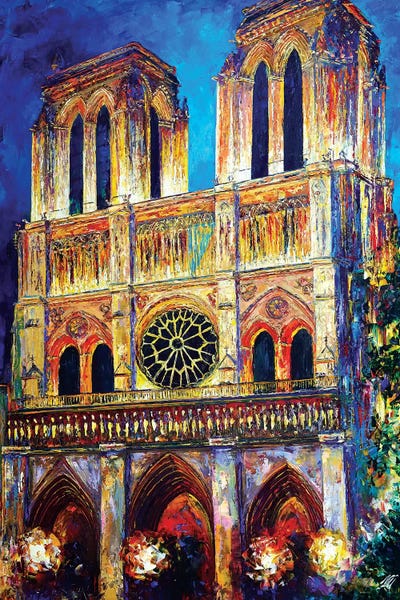 Famous Places Of Worship: Notre Dame II by Natasha Mylius