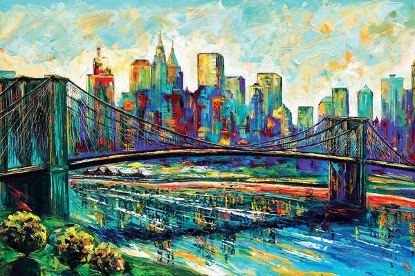 Bridges: NYC Skyline by Natasha Mylius