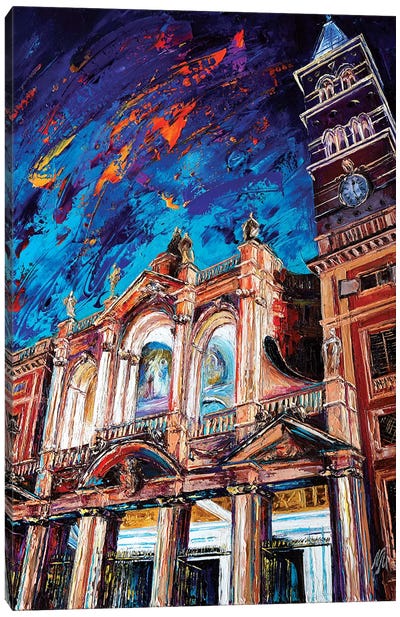Basilica di Santa Maria Maggiore Canvas Art Print - Lazio Art