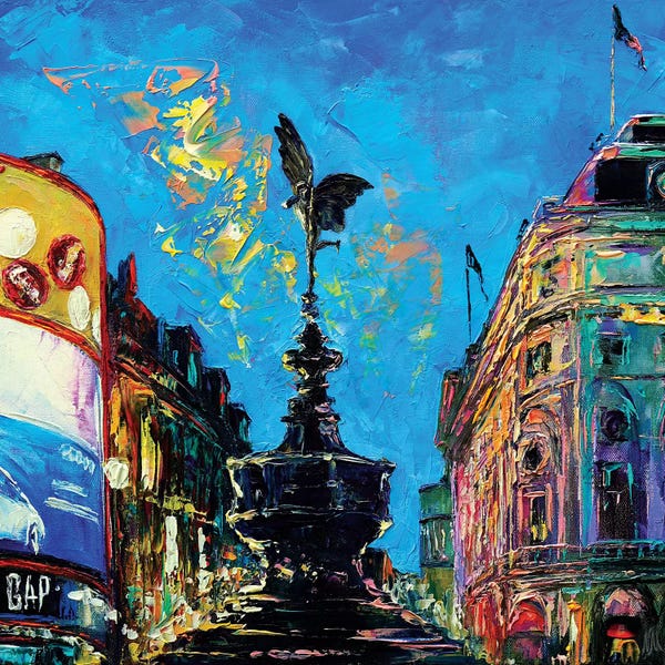 Fountains: Piccadilly Circus by Natasha Mylius