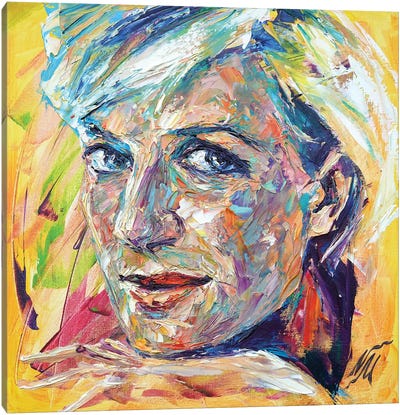 Princess Diana Canvas Art Print - Natasha Mylius