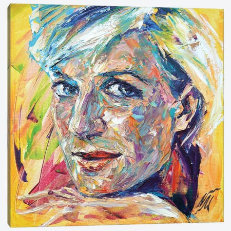 Princess Diana Canvas Print #NMY44} by Natasha Mylius Canvas Art Print