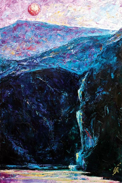 Red Moon by Natasha Mylius canvas print