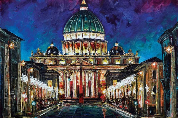 Columns: St. Peter's Basilica by Natasha Mylius