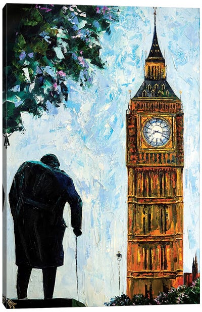 Big Ben Canvas Art Print - United Kingdom Art