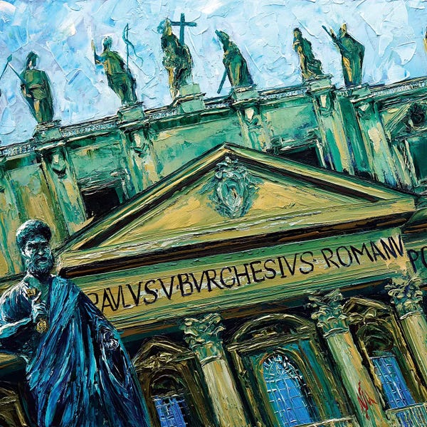 Natasha Mylius: Statue Of Saint Peter by Natasha Mylius