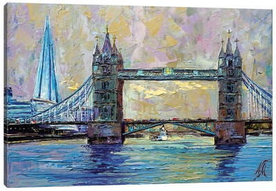Tower Bridge Canvas Art Print - Natasha Mylius