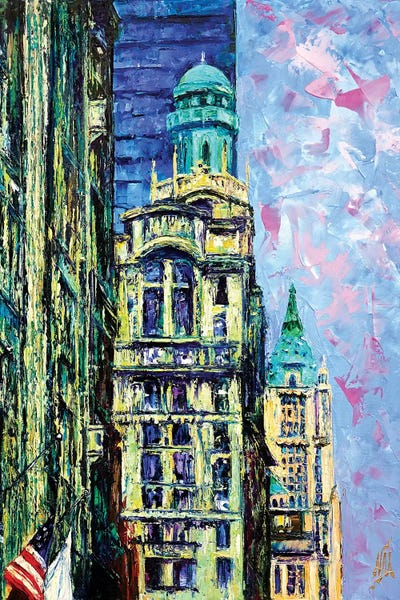 Natasha Mylius: Trinity & Woolworth Buildings by Natasha Mylius