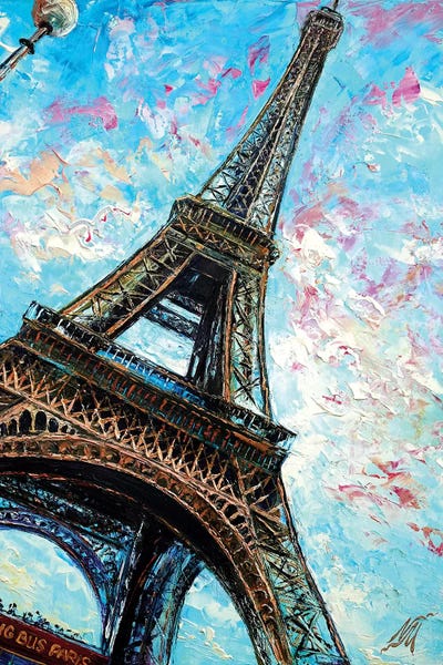 Natasha Mylius: Big Bus View, Paris by Natasha Mylius