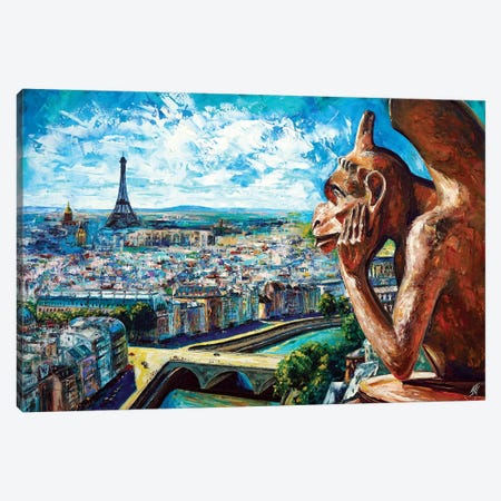 View From Notre Dame Canvas Print #NMY65} by Natasha Mylius Canvas Art Print