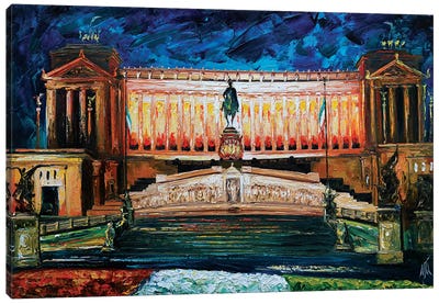 Vittoriano Canvas Art Print - Castle & Palace Art