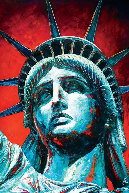 Statue Of Liberty Crown by Natasha Mylius wall art