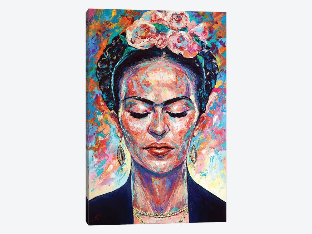 Frida Kahlo by Natasha Mylius 1-piece Canvas Art