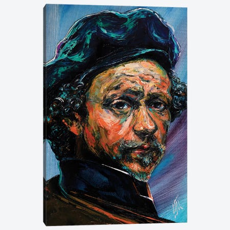 Rembrandt Canvas Print #NMY82} by Natasha Mylius Canvas Art