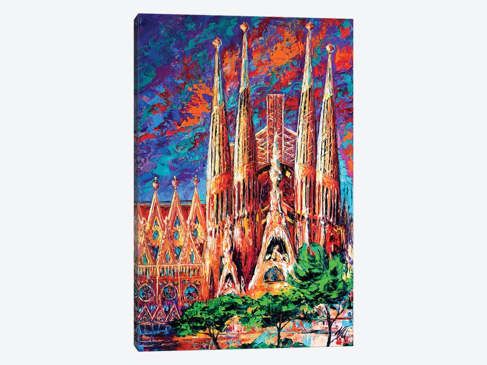 La Sagrada Familia by Natasha Mylius 1-piece Canvas Print