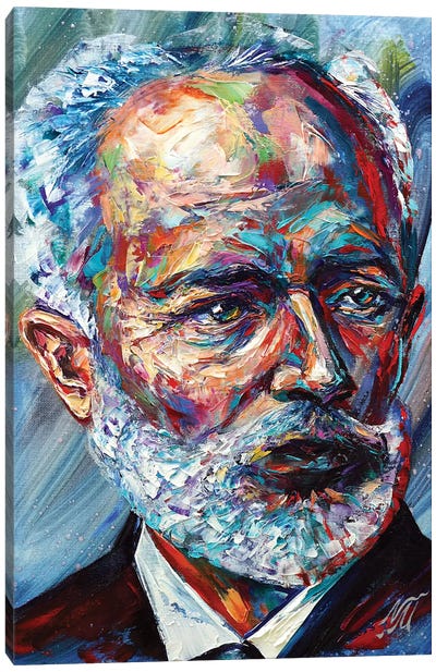 Pyotr Ilyich Tchaikovsky Canvas Art Print - Natasha Mylius