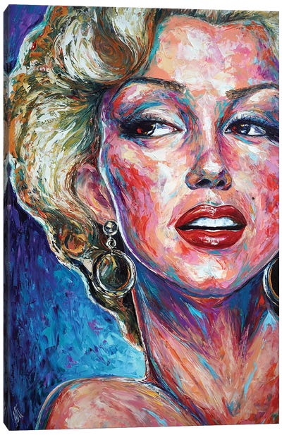 Marilyn Monroe Canvas Art Print - Natasha Mylius