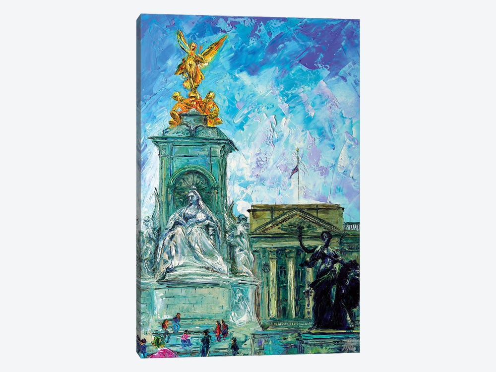 Buckingham Palace by Natasha Mylius 1-piece Canvas Wall Art