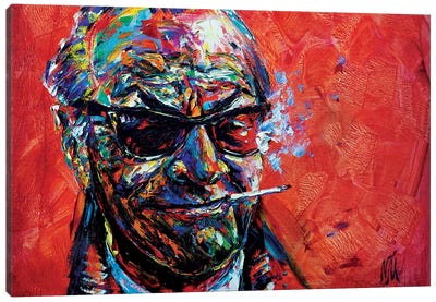 Jack Nicholson Canvas Art Print - Natasha Mylius
