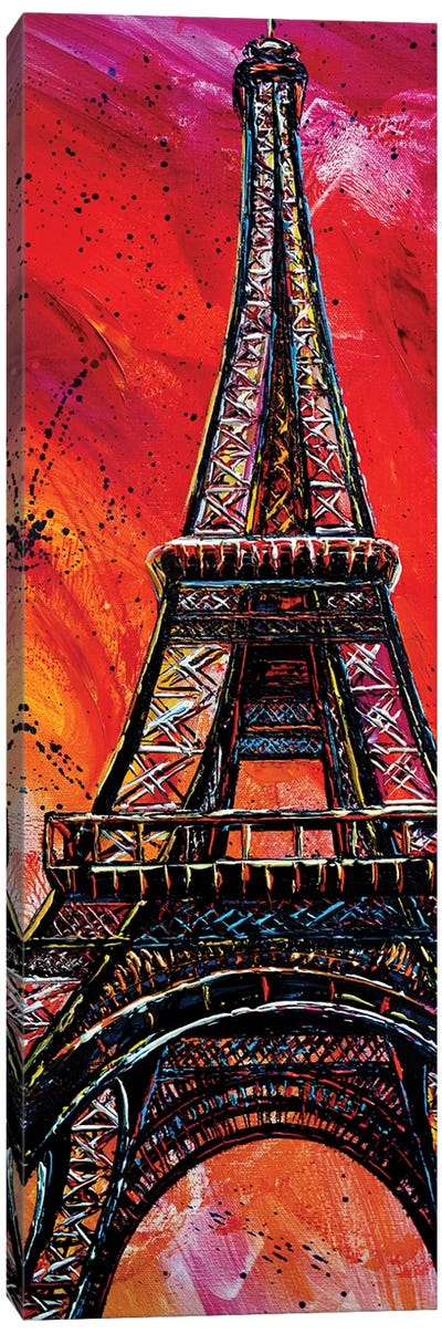 Eiffel Tower Canvas Art Print - Natasha Mylius