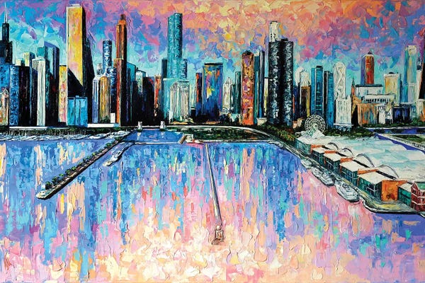 Natasha Mylius: Chicago Skyline by Natasha Mylius