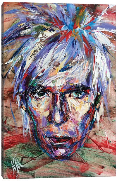 Andy Warhol Canvas Art Print - Natasha Mylius