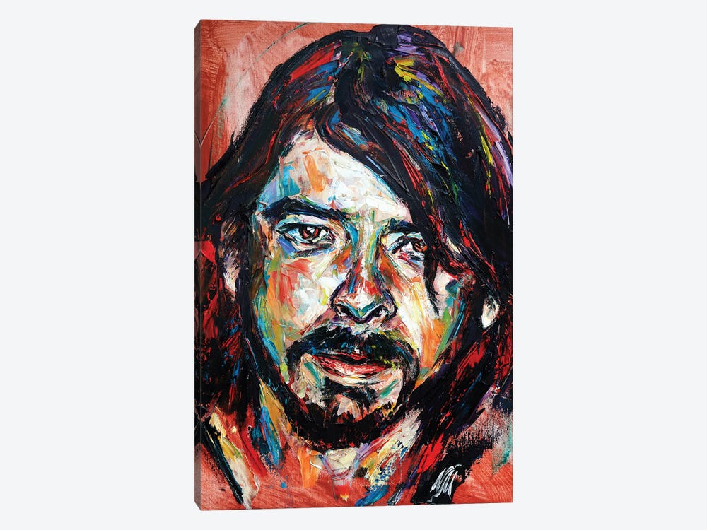 Dave Grohl by Natasha Mylius 1-piece Canvas Wall Art