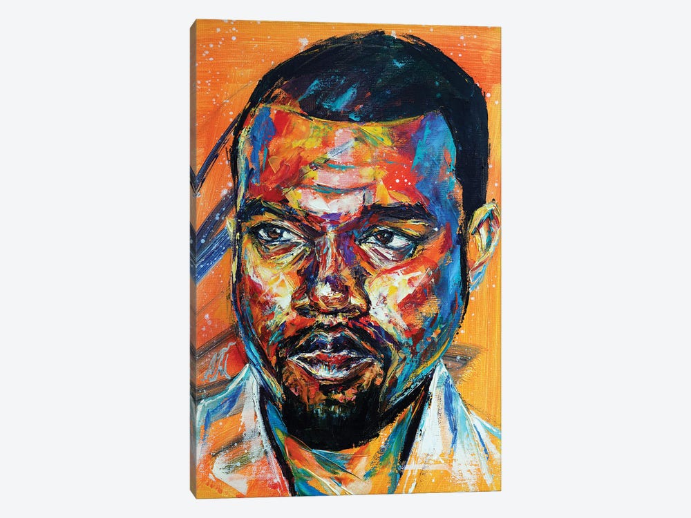 Kanye West by Natasha Mylius 1-piece Canvas Print