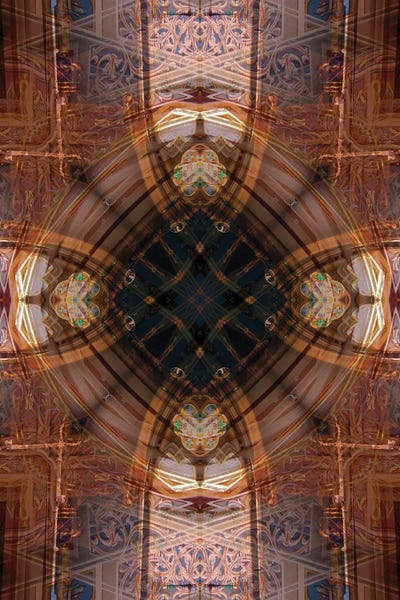 Anna Miller: Colorful Kaleidoscope VI by Anna Miller