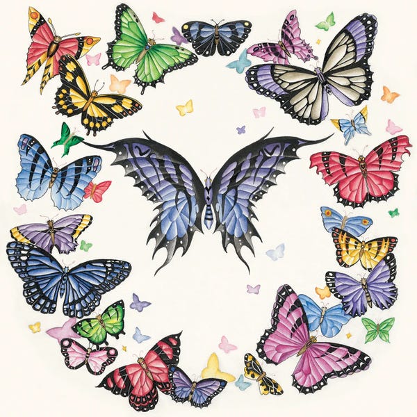 Nene Thomas: Dark Butterfly Ring by Nene Thomas