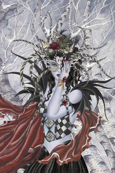 Domino by Nene Thomas acrylic art print