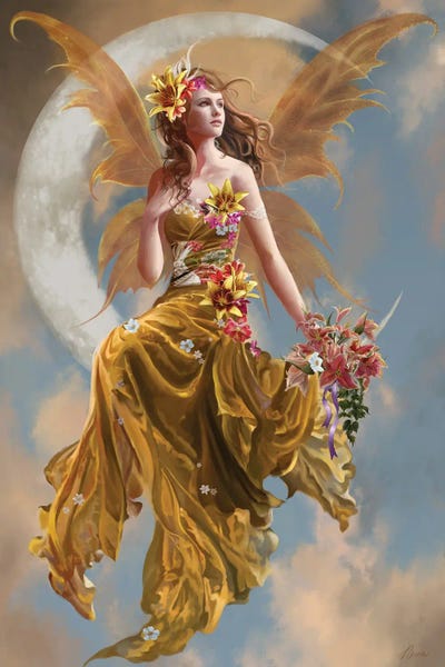 Earth Moon by Nene Thomas art print