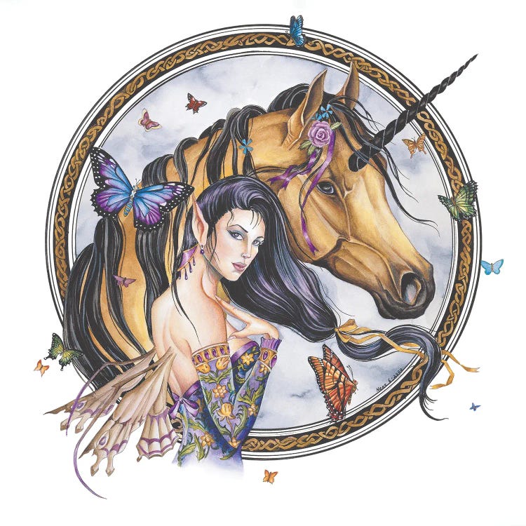 Faery Princess by Nene Thomas wall art