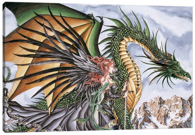 Absinthe Canvas Art Print - Dragon Art