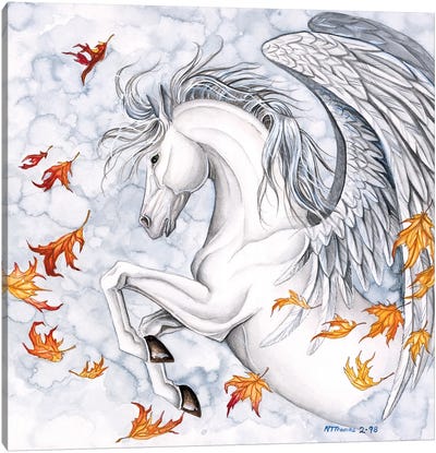 Fire Dance Canvas Art Print - Pegasus Art