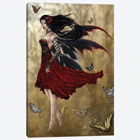 Flamenco Canvas Print #NNE33} by Nene Thomas Art Print