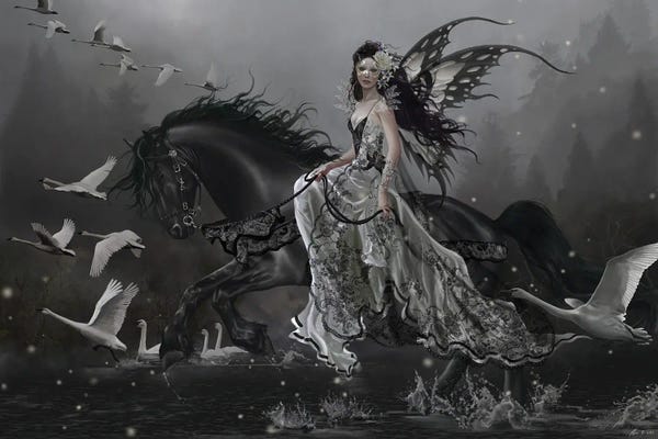 Fairies: Lamentation Of Swans by Nene Thomas