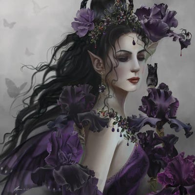 Liriel Portrait by Nene Thomas art print