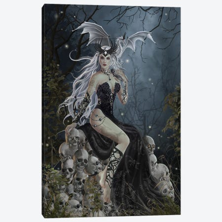Mad Queen Canvas Print #NNE49} by Nene Thomas Canvas Art