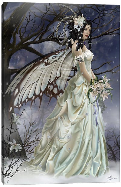 Mist Bride Canvas Art Print - Fairy Art