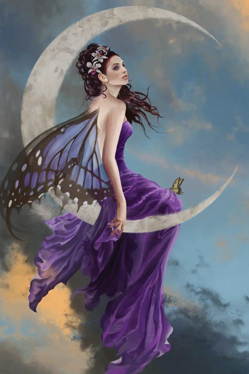 Moon Amethyst by Nene Thomas wall art