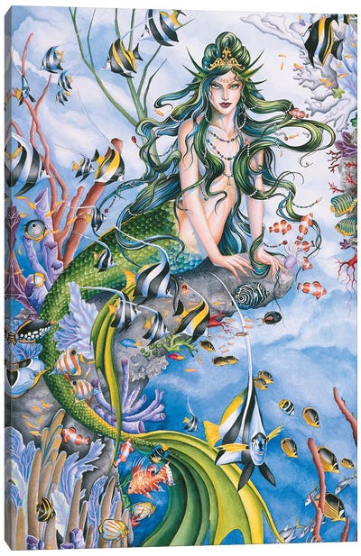 Aquamarine Canvas Art Print - Fish Art