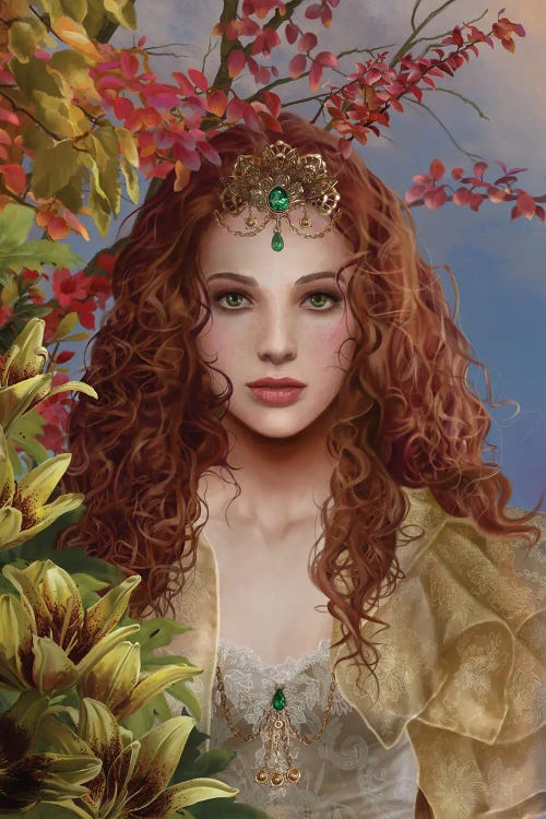 Princess Chesare by Nene Thomas wall art