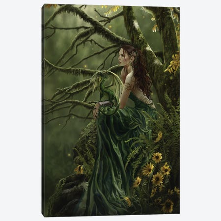 Queen Of Fate Canvas Print #NNE67} by Nene Thomas Canvas Art Print
